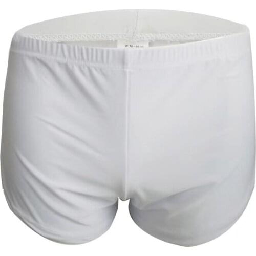 Mens Underwear Sexy Fashion Ice Silk Arrow Pants Comfortable Casual Shorts Fashion Low Waist Striped Boxer Shorts Summer Trend