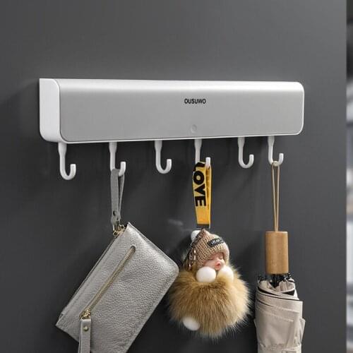 New Wall-mounted Storage Box Accessories Hanger Hook Wall-hanging Organizer Box Sundries Key Holder Wall Shelves Kitchen Storage