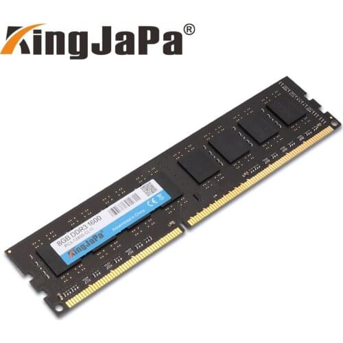 Kingjapa Ram DDR3 8GB 1333 MHz Desktop Memory RAM 240pin 1.5V New DIMM 1600 PC3-12800 CL11 10600 New