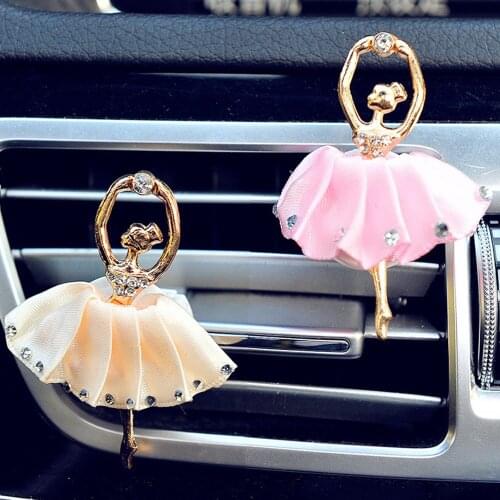 Auto Air Freshener Car Perfumes Auto Flavoring for Car Ballet Girl Air Freshener Smell Air Vent Accessories Styling Decoration