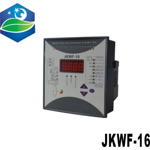 Reactive power automatic compensation controller RPCF3-16 JKWF-16 8steps 380V 50/60Hz reactive power compensation controller