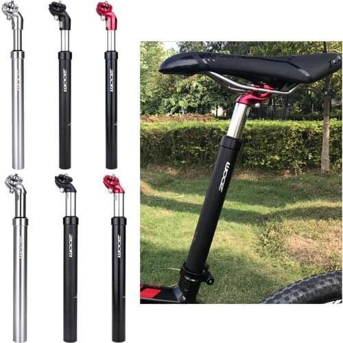 Aluminum Alloy Adjustable Bike Seatpost Vibration Absorb Seat Post 350mm