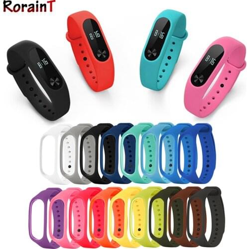 Mi 3 Mi 4 Watch Replacement Wristband for Xiaomi Mi band 3 Mi Band 4 strap Silicone