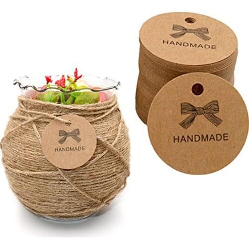 Christmas Decorations for Homemade Gift Tags Handmade Tags for Knitting Sewing DIY Hang Tag Arts Crafts Gift Packaging Materials