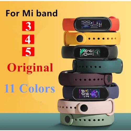Bracelet for Xiaomi Mi Band 5 4 3 Sport Strap Replacement Wristband MiBand 3 4 band5 Wrist Miband4 Strap for Mi Band 4 3