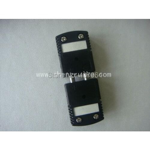 Standard Thermocouple Connector J type Black Color Round pin Male and Female