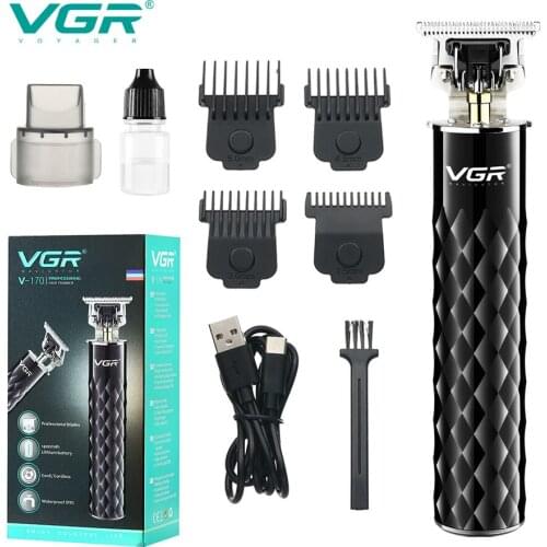 VGR New Hair Clipper USB Rechargeable Personal Care hair clippers USB Barber salon professional electric barber hair trimmer