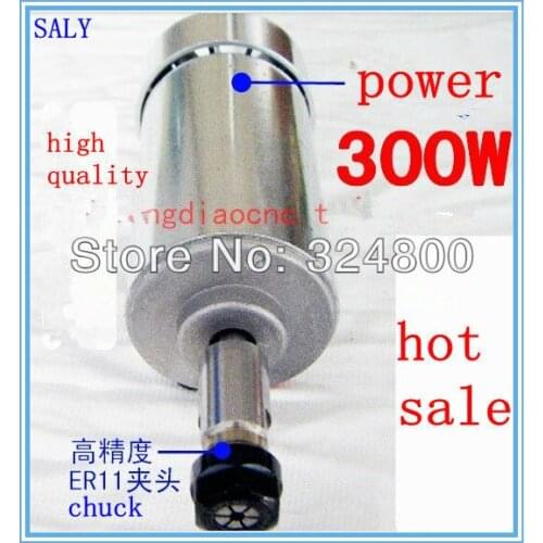 No.1 CNC Power Tools 0.3kw high speed air-cooled spindle motor engraving machine mini motor 300W /spindle drilling