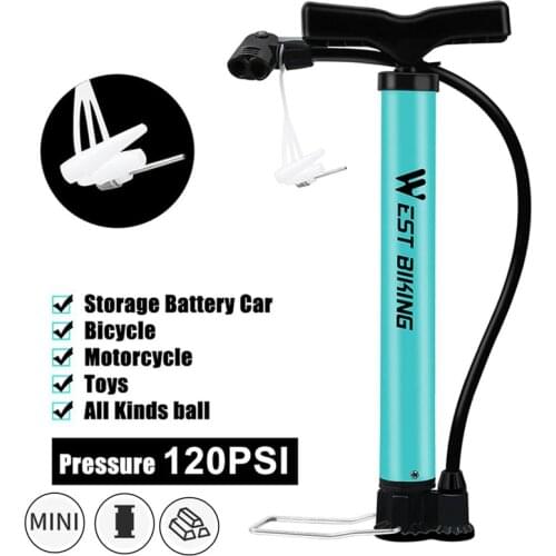 Zezzo® 120 PSI Bike Floor Pump High pressure pump MTB Cycling Accessories fit Household car basketball battery car Bicycle pump