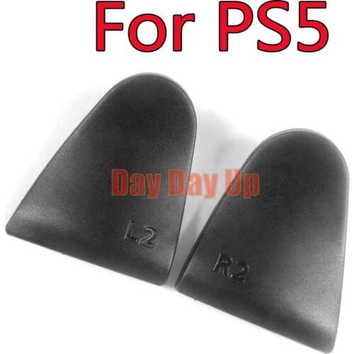 1set For Playstation 5 PS5 Accessories Anti Slip L2 R2 Trigger Extended Buttons Kit Analog Extenders Thumbtick