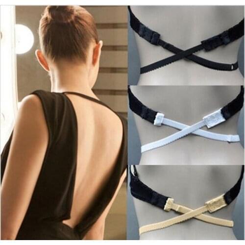 1pcs Low Back Backless Adapter Converter Bra Strap Fully Adjustable Backless Extender Hook Sexy Fashion Low-back Dress Bra Belt