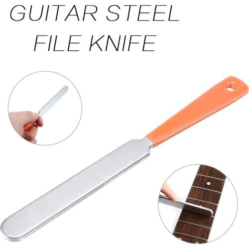 1pc Guitar Grinding Tools Instrument Maintenance Kit Guitar Fret File Guitar Fret Dressing Metal File Repair Tool