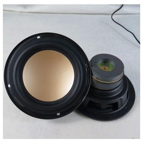 1pcs 5.5"inch 4Ω 4ohm 30W woofer Subwoofer speaker Loudspeaker Audio Rubber edge