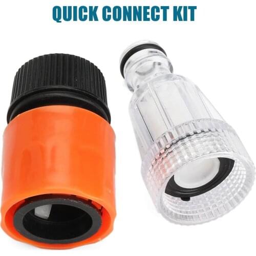 Car Washing Machine Adapter for High Pressure Washer Water Connector Filter Quick Connection Garden Hose Pipe Fitting