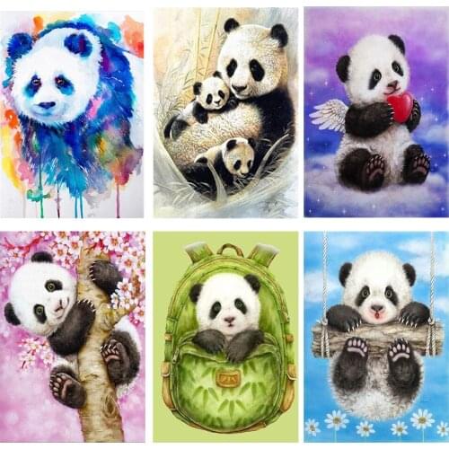 5D DIY Diamond Embroidery Red panda Diamond Painting Mosaic Cross Stitch Picture Of Rhinestones Art Animal Home Decoration Gift