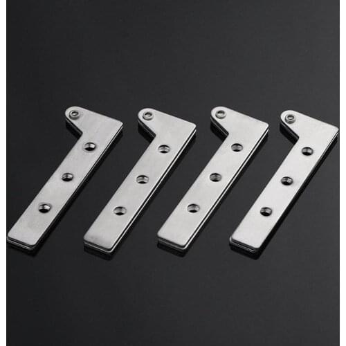 Door shaft stainless steel chicken mouth hinges upper and lower hinges heaven and earth shaft 180 degrees rotation one word hing