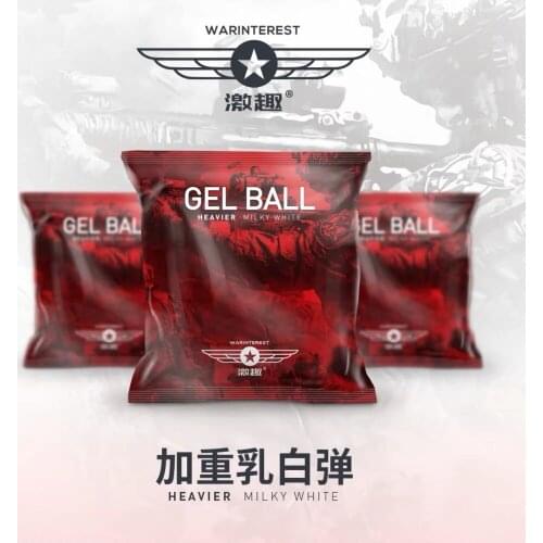 Gel Blaster Bullet 10000Pcs 7.0-7.3mm Aggravating Gel Ball White for Gel Blaster Toy Gun