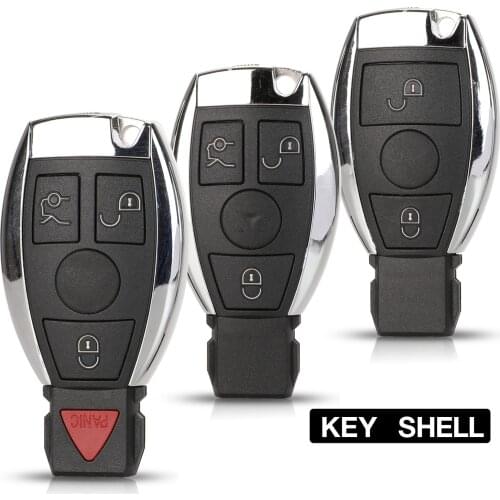 Kutery Remote Car Key Shell Case 2000+ NEC BGA For Mercedes For Benz A B C E Class W203 204 205 210 211 212 221 2/3/4 Button