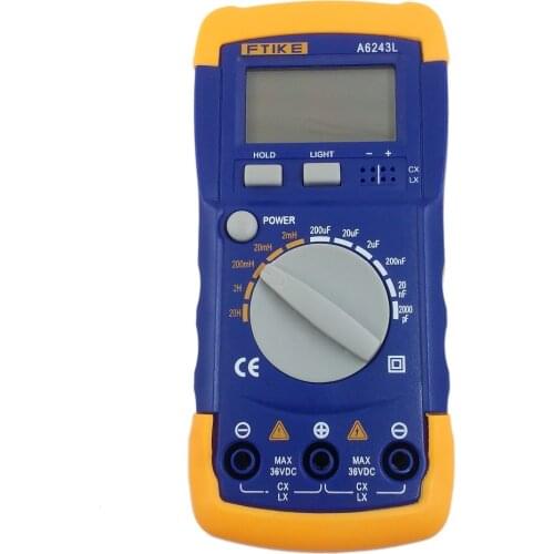 Multimeter A6243L 3 1/2 Capacitor Meter Inductor LC Meter 2nF-200uF & 2mH-20H compatible tester