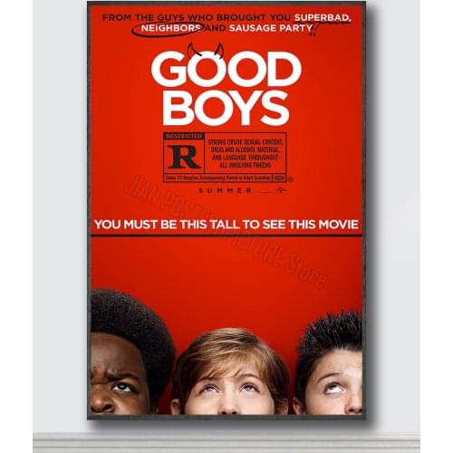 NJ033 Good Boys Movie Silk Posters and Prints wall art Art Poster Home Decor