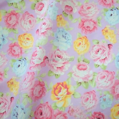 2017 New Floral Series Twill Cotton Fabric,Patchwork Cloth,DIY Sewing Quilting Fat Quarters Material