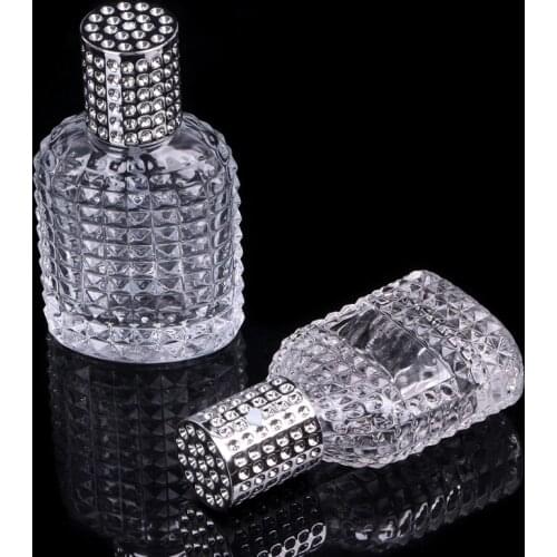 New Style Pineapple Portable Glass Perfume Bottle With Spray Empty With Atomizer