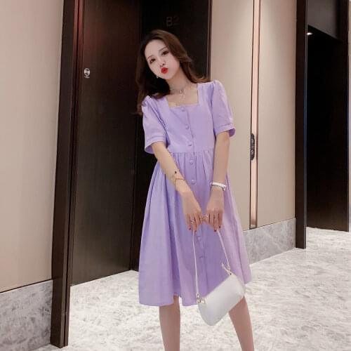 Maternity Mothers Dress Summer Dress Fashion Cotton and Linen Casuals Nursing Breastfeeding Womens Loose Summer Korean Dresses