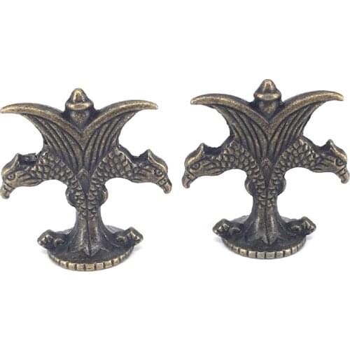 10PCS Vintage Furniture Eagle Knobs and Handles Single Hole cabinet Cupboard door Drawer Kitchen Pull Knob Hardware