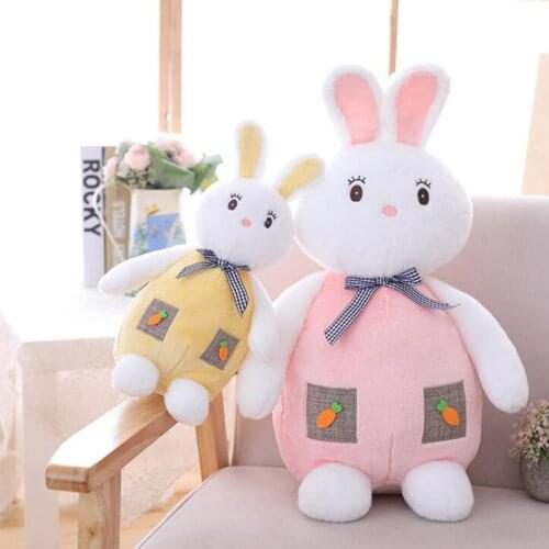 Cute Radish Pocket Rabbit Doll Plush Toy Rabbit Ragdoll Sleeping Pillow White Rabbit Doll Child Girl Birthday Gift Home Decor