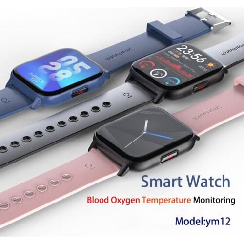 2.5D Screen 240 PPI YM12 Smart Watch Activity Tracker Heart Rate Monitor Sports Mens and Womens Smart Watch For Android IOS