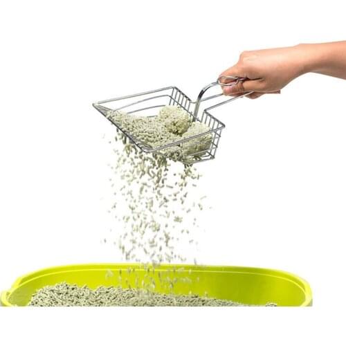 Cat Litter Scoop Stainless Steel Metal Pooper Scoopers Pets Litter Sand Shovel Dogs Shovel Pet Cleanning Tool Cat Supplies