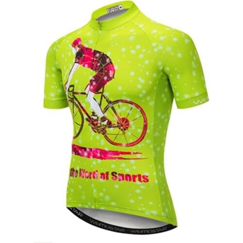 Weimostar Mountain Bike Clothing top Bicycle Jersey Mens Shirt Short Sleeve Cycling Jersey Summer Maillot Ropa Ciclismo Clothes