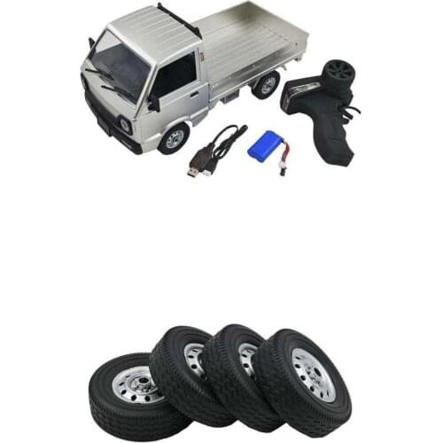 WPL D12 RC Truck 1/10 4WD 260 Motor 4WD RC Toys Kids Gifts with Upgrade Parts
