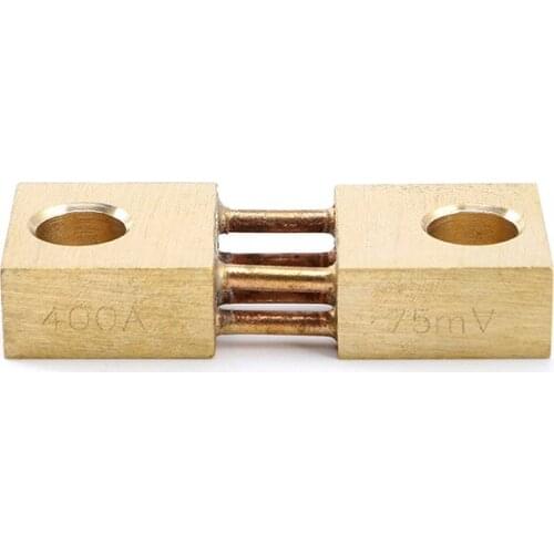 1pcs FL-19B Shunt 400A 75mV Welding Machine Brass Resistor DC Shunts For Current Analogue Panel Meter