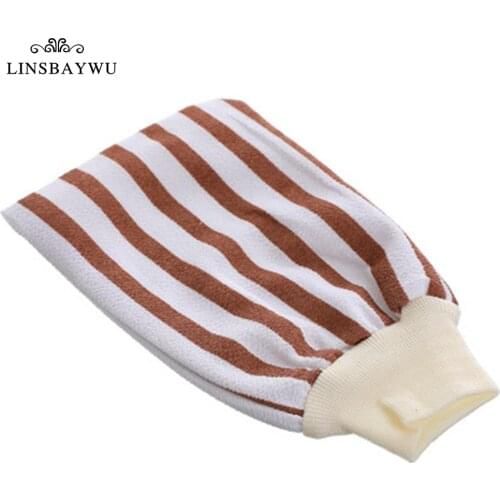 1PC Random Color Moroccan Hammam Bath Scrub Glove Exfoliating Body Facial Tan Massage Glove Exfoliator Bath Shower Wash Wholesal