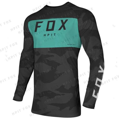 2021 Team mtb Motocross Jersey Hpit Fox Maillot DH Cycling Downhill Jersey Racing moto long sevening mtb