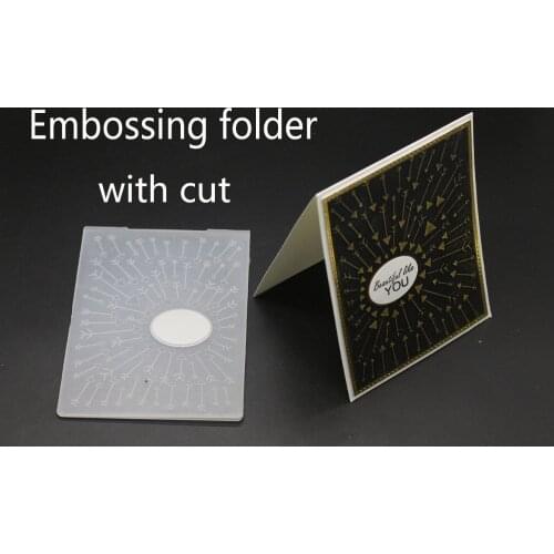 3D Embossing folder with cut DIY Cutting Dies Scrapbooking Plastic Embossing Folder for Scrapbooking Photo Album Paper Craft