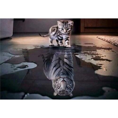 5d full drill diamond painting cats diy mosaic diamond cross stitch wall art painting rhinestones daimond painting dieren