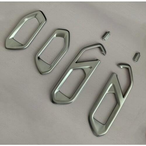 Abs Chrome Shining Silver Inner Door Handle Trim for for Raize 2020