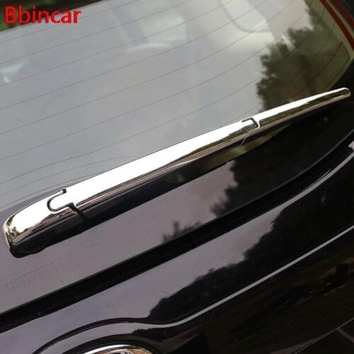 Bbincar ABS Chrome Rear Window Wiper Arm Blade Cover Trim Nozzle Bezel Auto Accessories For Toyota Highlander Kluger 2014 2015
