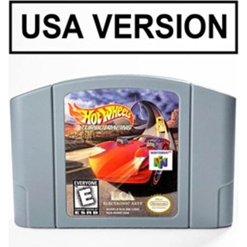Hot Wheels Turbo Racing For 64 Bit Game Cartridge USA Version NTSC Format