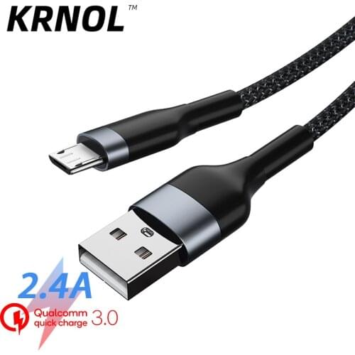 0.3M 1M 2M Micro USB Cable Fast Charging Data Cord for Xiaomi Mobile Phone 2.4A Microusb Kabel Micro USB Cable Wire Long Short