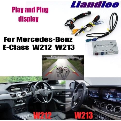 Liandlee Parking Camera Interface Reverse Back Up Camera Kits For Mercedes Benz E MB W212 W213 NTG Display Upgrade