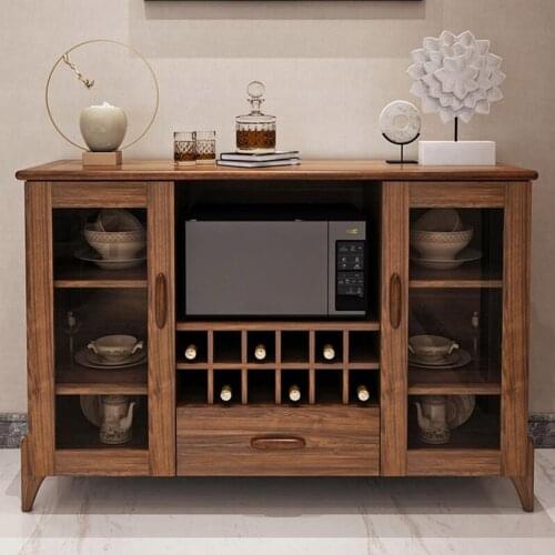 H07/08/09/10 Multi-function Cupboard Chinese Style Living Room Small Wooden Cabinets Kitchen Simple Household Cabinets Hot Sale