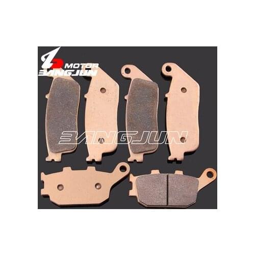 Motorcycle Front Rear Metal Brake Pads For HONDA CB500F CB500X CBR500R 2013-2016