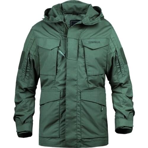 2021 Hot Men Tactical Clothing Us Army M65 Military Field Jacket Trench Coats Hoodie Masculino Windbreaker Men Autumn