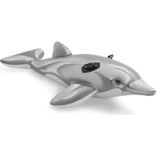 Dolphin Shape Pool Float Inflatable Children Summer Pool Raft Toys Environmental Protection Material No Protrusions And Safety