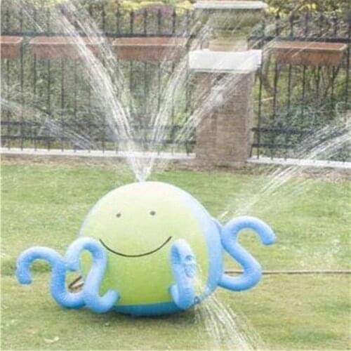 Octopus Inflatable Ball Sprinkler Outdoor Kids Water Spray Ball Toy for Beach Pool Garden Lawn toys for children gift