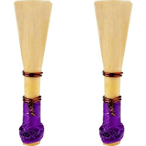 NAOMI 2Pcs/1Pack NB-01 Bassoon Reed Medium with Case Professional Instrument Replacement Parts Accessories