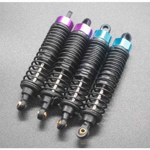 2PC HSP 06002 Original Parts Upgrade Spare Parts For 1/10 R/C Model Car Purple Metal Shock Absorber 06002